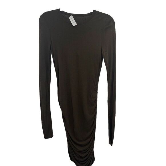 A.L.C virgin wool blend long sleeve rouching at hem size small - Picture 1 of 15